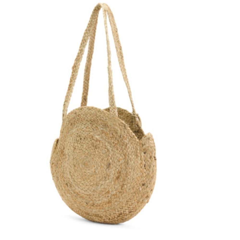 MAGID Natural Jute Palm Leaf Tote NEW - Picture 4 of 6